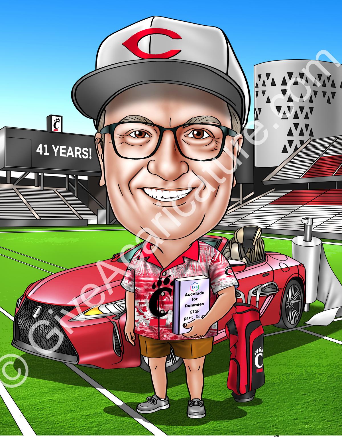 caricature for Ken K.